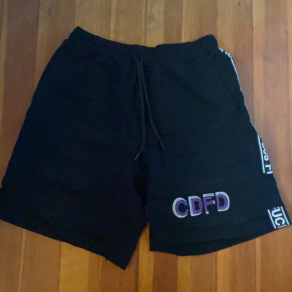 Black Designer Sweat shorts
